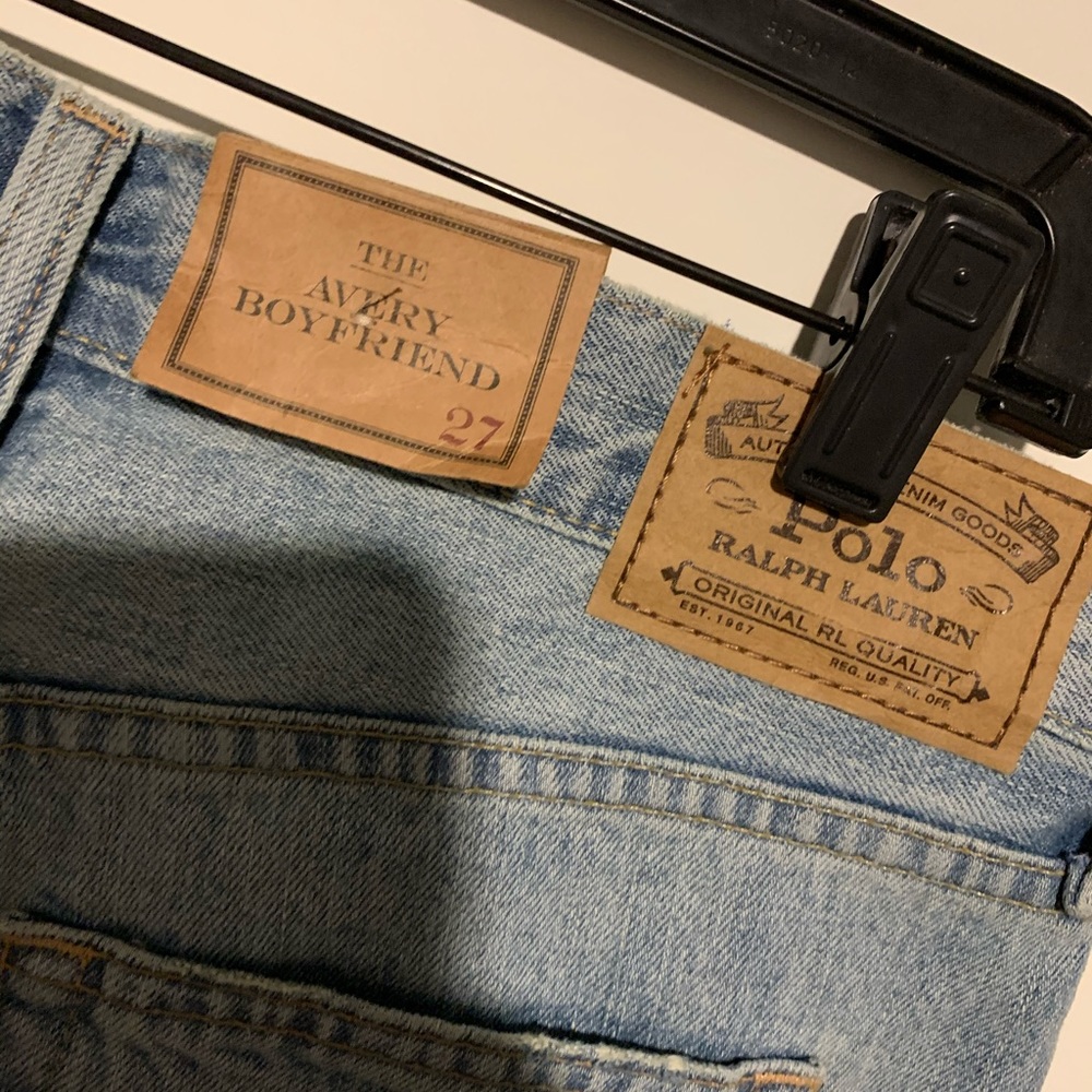Polo Ralph Lauren Avery Boyfriend Patchwork Sz 27 - Picture 8 of 8